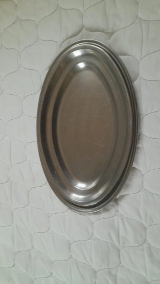 2 Bandejas Acero Inoxidable  no envio con coreos