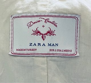 Chaleco Zara Beige Talla L