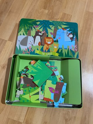 Puzzle de animales de la jungla