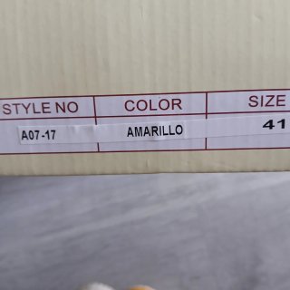 Sandalias Esparto HF Shoe Amarillas