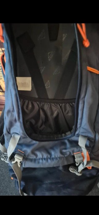 Mochila Montaña McKinley 50+10 Azul/Naranja