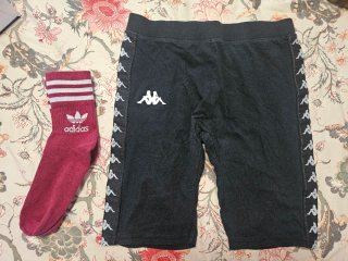 Mallas Kappa Negras + Regalo Calcetines Adidas