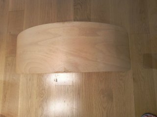Tabla curva Wobbel de madera
