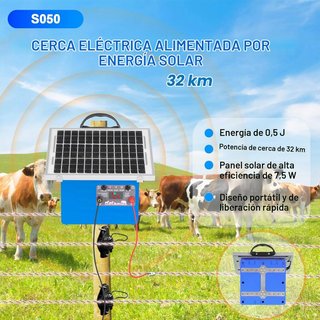 Pastor Eléctrico Solar 30km + Batería