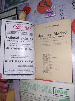 Lote antigüedades Billetes Documentos Militar Lata