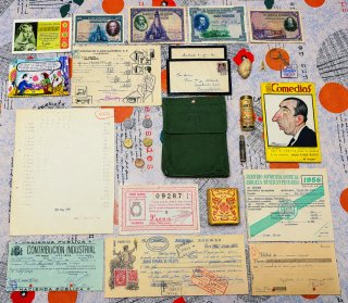 Billetes antiguos, Documentos Militar Loteria Lote