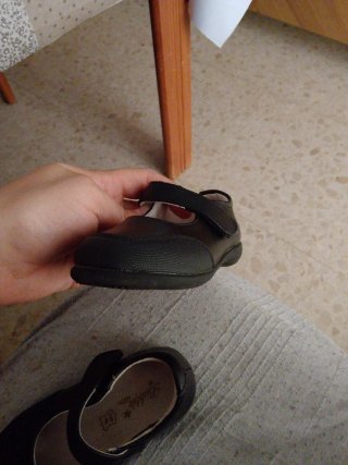 Zapatos colegiales negros Bubble Kids niña