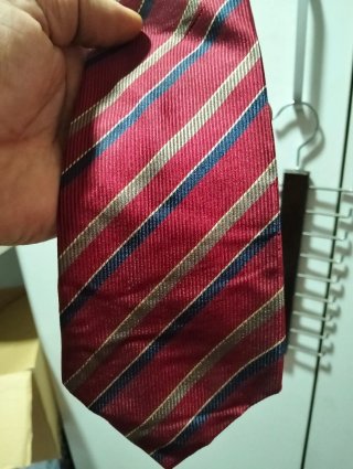 Corbata Paul Verlaine Rayas Azul y Rojo