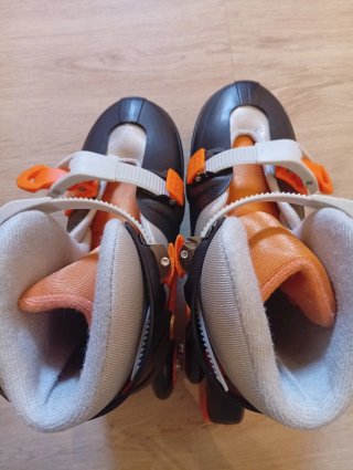 Patines en linea 3 en 1 ajustables. Talla 35-38.