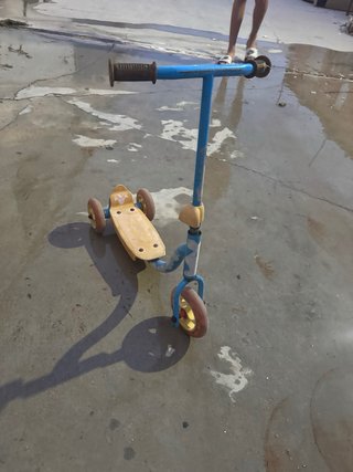 Patinete infantil 3 ruedas azul