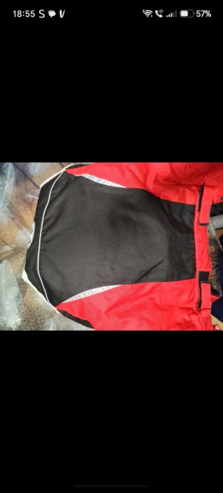 Giubbotto moto OJ nero/rosso taglia m
