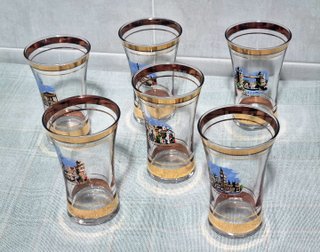 Set 6 Bicchieri Vintage '60-'70s Souvenir London