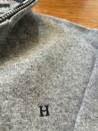 Jersey Hackett London Lana Cordero Gris Talla L
