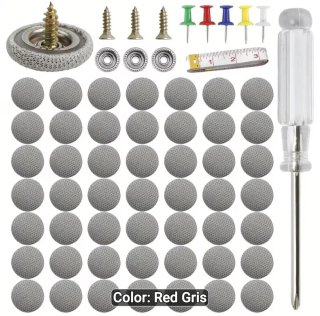 Kit reparación techo del coche 202 piezas gris