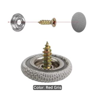 Kit reparación techo del coche 202 piezas gris