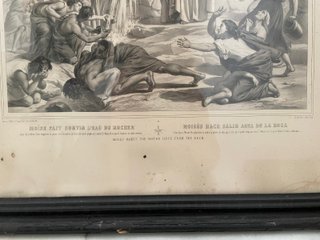 Colección de 4 litografías antiguas.