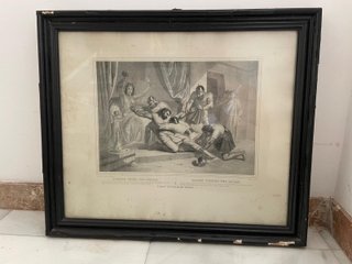 Colección de 4 litografías antiguas.