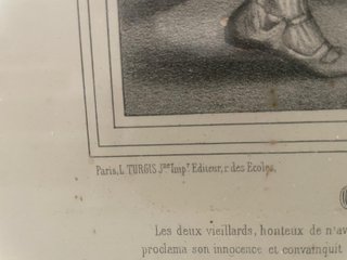 Colección de 4 litografías antiguas.