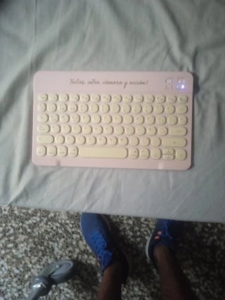 Teclado Inalámbrico Rosa