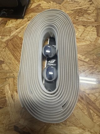 Nastro manubrio Force bianco carbon design