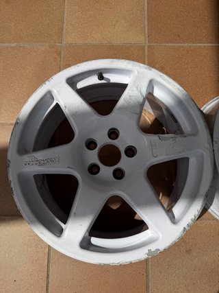 2 Llantas Compomotive MO6 Blancas