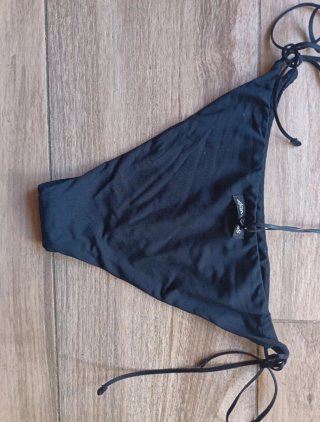Bikini 4giveness nero con dettaglio giaguaro S