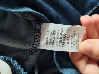 Bermudas vaqueras azules