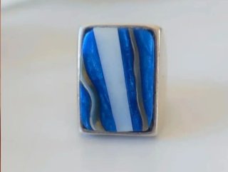 Anillos Plata Ley Piedras Rojas