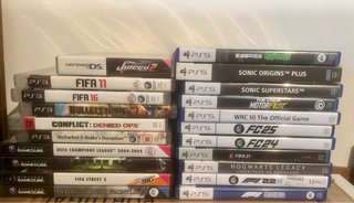 Lote 21 Jogos PS5, PS3, GameCube, DS