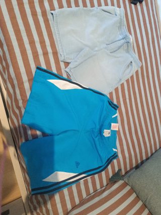 2 Pantalones Cortos Talla 11-12 Años
