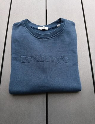 Felpa Bomboogie bambino blu