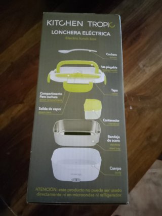 Fiambrera Eléctrica Kitchen Tropic Acero