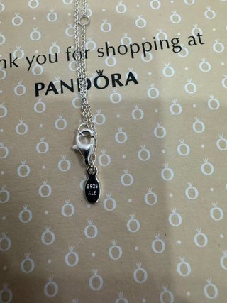 Collar Pandora dos piezas plata