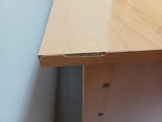 Mesa de escritorio de madera