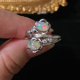Anillo Ópalo Natural