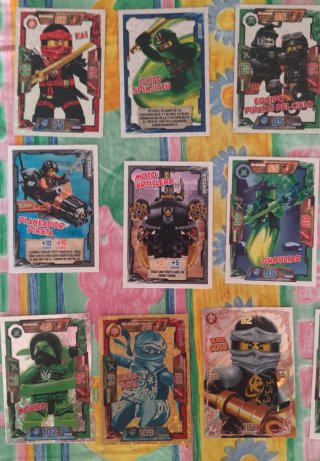 Lote cartas Lego Ninjago