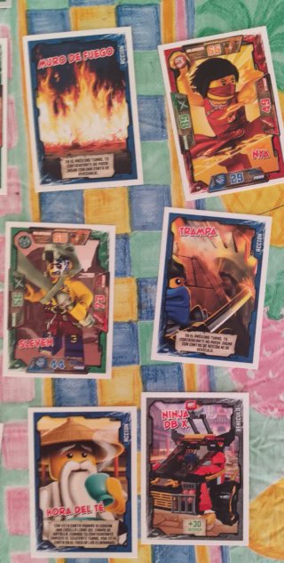 Lote cartas Lego Ninjago