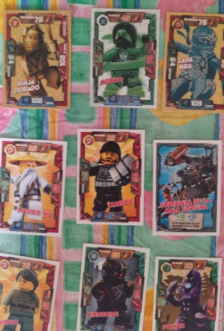 Lote cartas Lego Ninjago