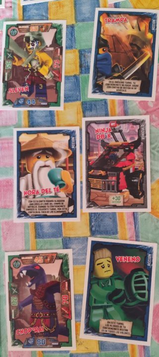 Lote cartas Lego Ninjago