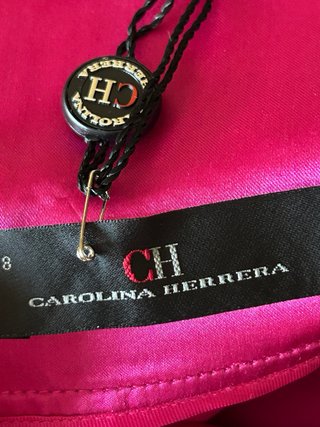 Vestido Fiesta Carolina Herrera Rosa