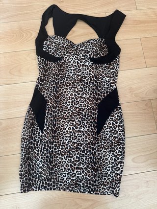 Vestido 2B Bebe Leopardo Talla L
