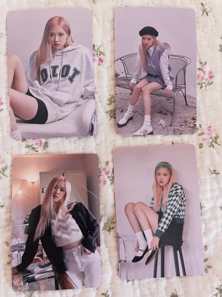 6 Photocards Rosé BLACKPINK