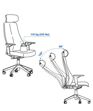 Silla Gaming Bomstad Negra