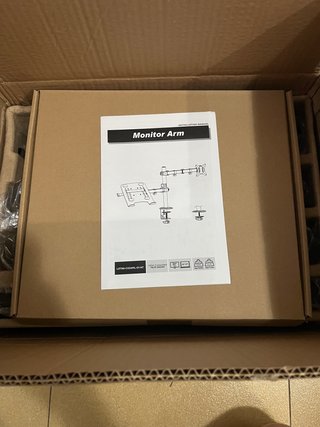 Braccio Monitor Worldlift con Vassoio Portatile