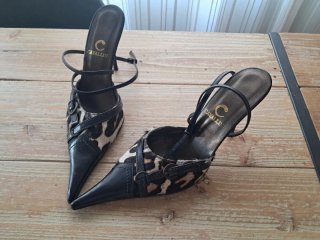 Tacones Cavallin Piel de Potro