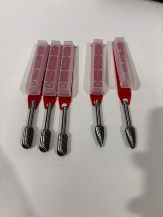 5 Fresas Rotativas Carburo Tungsteno