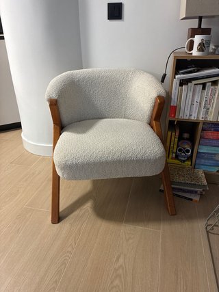 Butaca Bouclé Zara Home Madera
