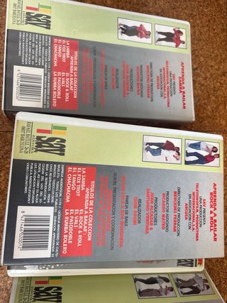 Colección 6 VHS SAV Aprenda a Bailar