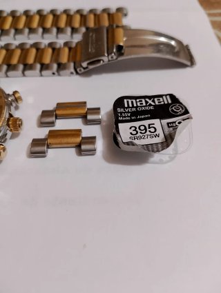 Seiko Cronógrafo Quartz Dorado/Plateado