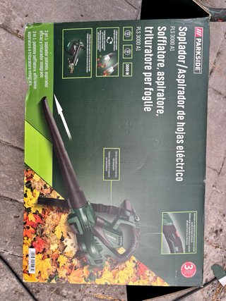 Soplador Aspirador Hojas Parkside Eléctrico